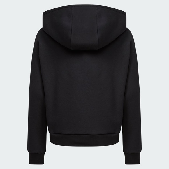 NWT Girl’s Size 14 Adidas Aura Flower Print Pullover Hoodie In Black/Multicolors - Picture 4 of 12